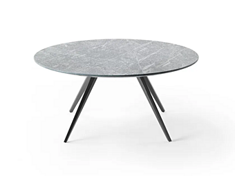 Table basse ronde en pierre Zefiro FLEXFORM usine FLEXFORM de l'Italie