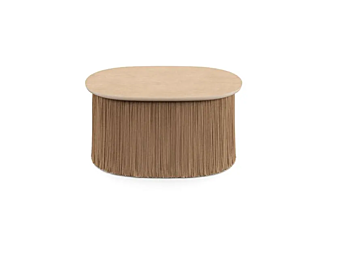 Table basse en bois d'orme Liu Jo Living Collection Meduse usine Liu Jo Living Collection de l'Italie