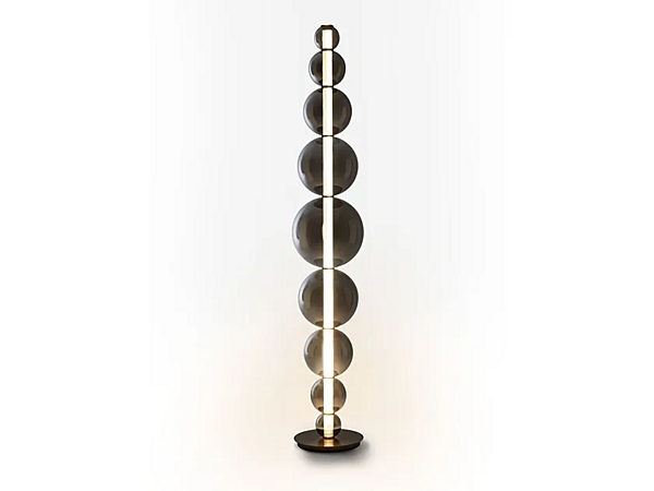 Lampe sur pied en verre borosilicate LED GIORGETTI Upward usine GIORGETTI de l'Italie. Foto №2