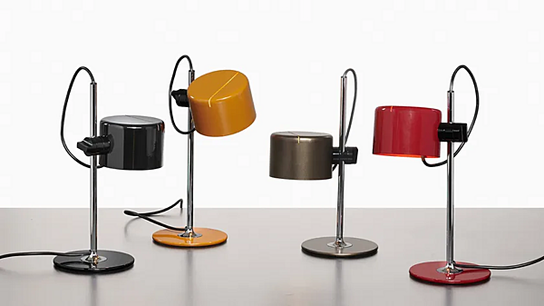 Lampe de table en métal ajustable LED Mini Coupe Oluce usine Oluce de l'Italie. Foto №2
