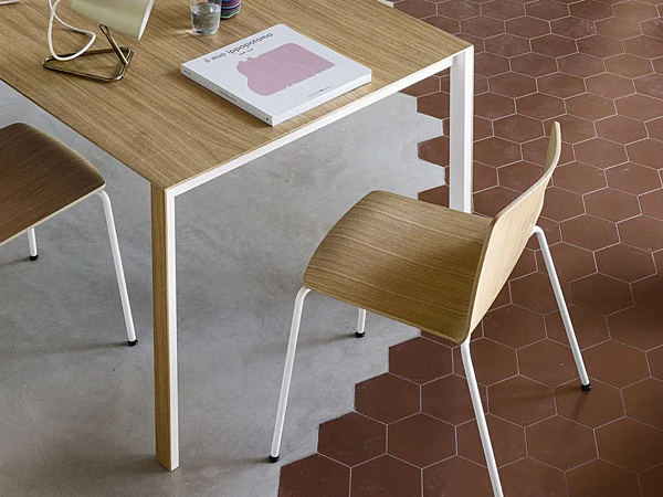 Table rectangulaire extensible en bois Thin K Kristalia usine Kristalia de l'Italie. Foto №5