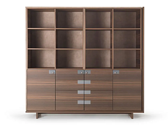 Étagère de bureau en bois ouverte haute Cartesiano i 4 Mariani Étagère de bureau en bois ouverte haute Cartesiano i 4 Mariani usine i 4 Mariani de l'Italie