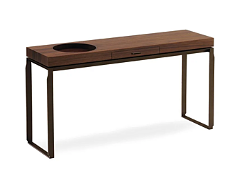Table console rectangulaire en bois avec tiroirs GIORGETTI AEI 60003, 60008, 60009 Table console rectangulaire en bois avec tiroirs GIORGETTI AEI 60003, 60008, 60009 usine GIORGETTI de l'Italie