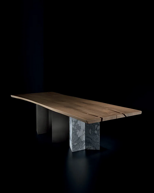 Table rectangulaire en bois massif Vero ESA Mix ARTE BROTTO L620, ESA MIX usine Arte Brotto de l'Italie. Foto №3