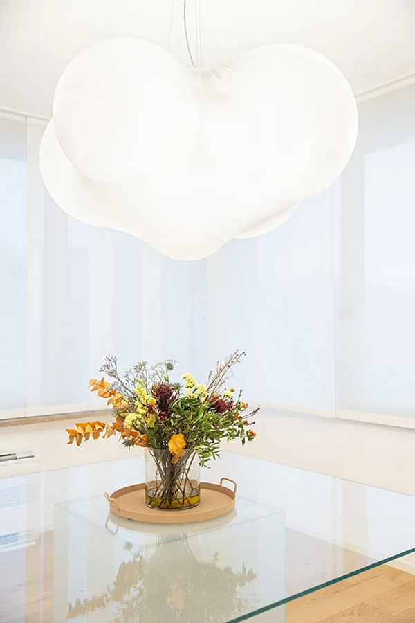 Suspension LED en PMMA nuage AXOLIGHT usine Axolight de l'Italie. Foto №6