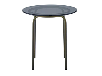Table d'appoint ronde en verre trempé haut LIGNE ROSET LIAM 19980380