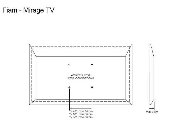 Miroir FIAM MirageTV usine FIAM de l'Italie. Foto №6