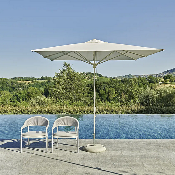 Parasol de jardin carré en polyester Amalfi VARASCHIN 4757 usine VARASCHIN de l'Italie. Foto №2