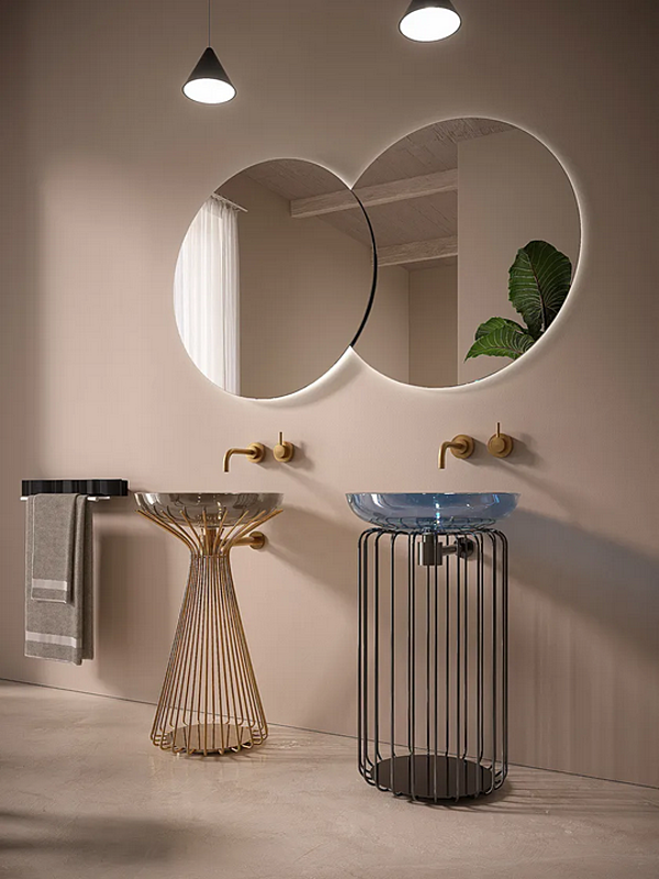 Lavabo rond sur pied en marbre Tristano e Isotta ARTELINEA IST1, ISO1 usine ARTELINEA de l'Italie. Foto №23
