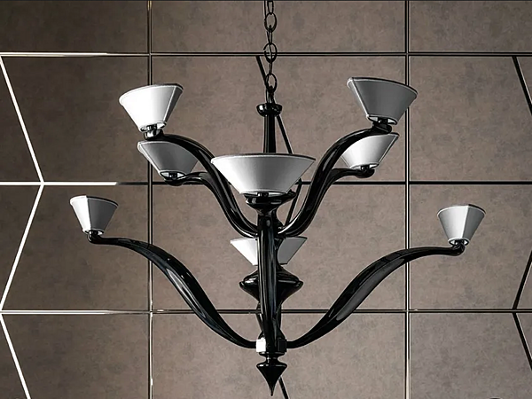 Chandelier en cristal Morgan CORTEZARI 1469 usine CORTE ZARI de l'Italie. Foto №1