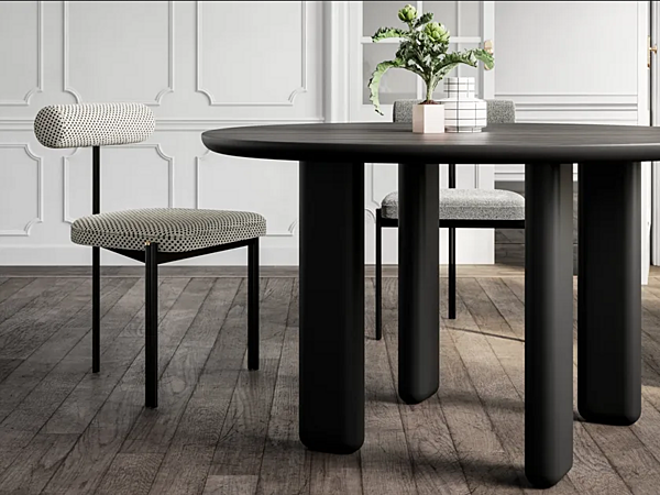 Table ronde en bois Caillou Liu Jo Living Collection CMB T25 usine Liu Jo Living Collection de l'Italie. Foto №6