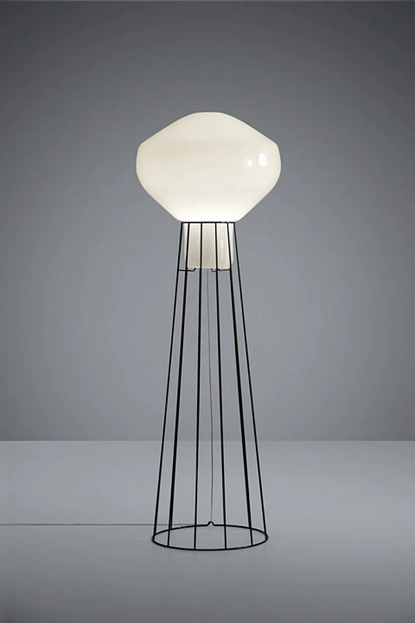 Lampe de sol en verre soufflé Fabbian Aerostat usine Fabbian de l'Italie. Foto №3