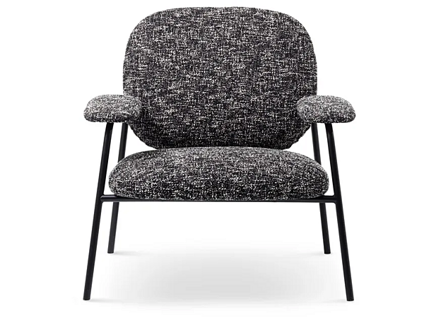 Fauteuil en tissu avec accoudoirs Saba Philo usine SABA de l'Italie. Foto №2