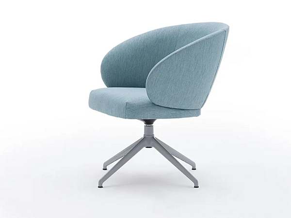 Chaise de bureau pivotante en tissu MONTBEL Lily 4532 4532 usine MONTBEL de l'Italie. Foto №2