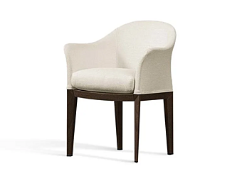 Chaise en tissu rembourrée avec accoudoirs GIORGETTI 51040, 51041