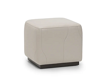 Pouf carré en cuir FORMITALIA collection Pier