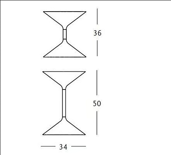 Table basse ronde en polyuréthane Tempo ZANOTTA 631 usine ZANOTTA de l'Italie. Foto №10