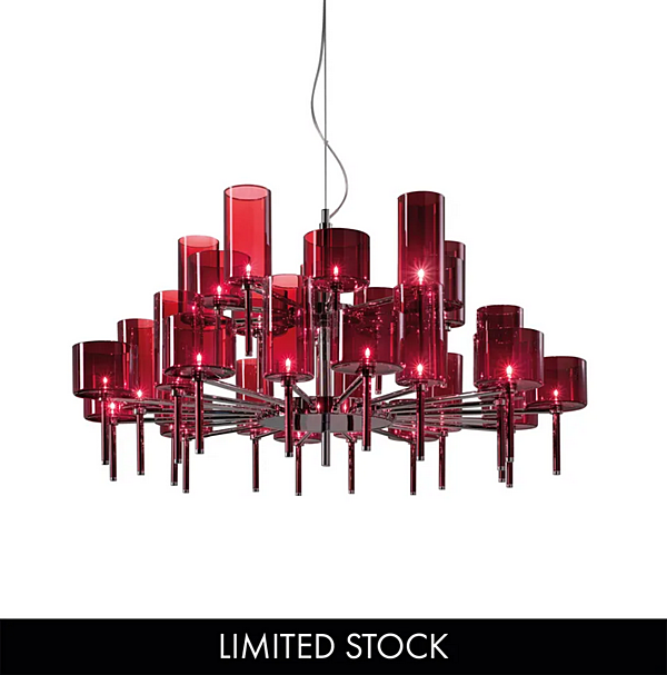 Lustre en cristal Spillray AXOLIGHT SP SPIL 30 usine Axolight de l'Italie. Foto №2
