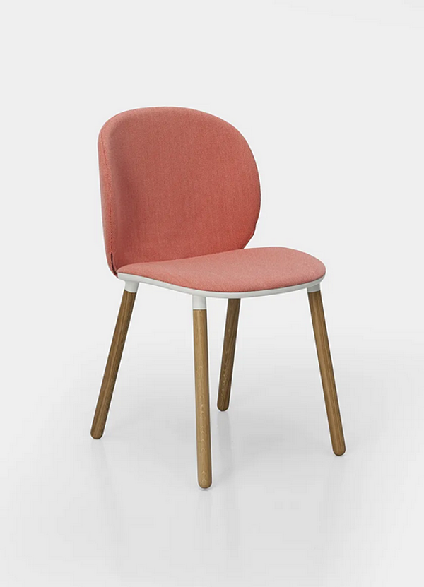 Chaise en tissu rembourrée Kristalia Dua usine Kristalia de l'Italie. Foto №3