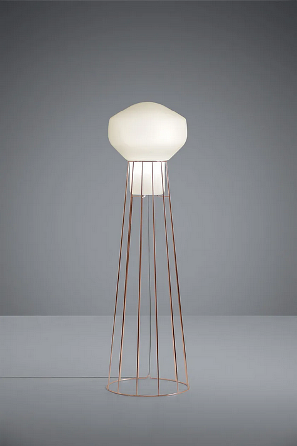 Lampe de sol en verre soufflé Fabbian Aerostat usine Fabbian de l'Italie. Foto №7