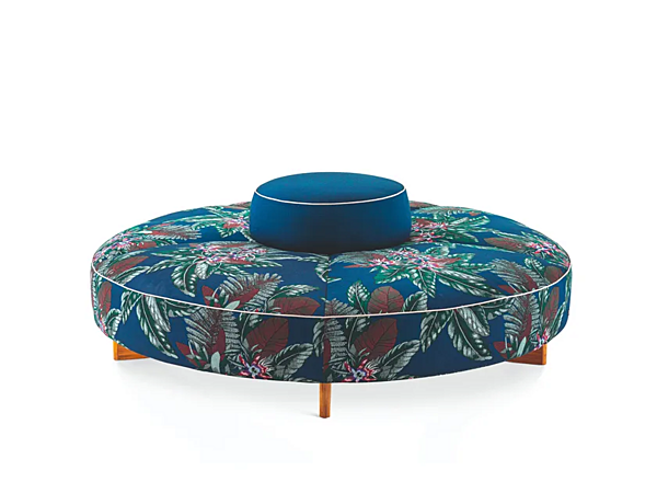 Pouf de jardin rond en tissu CASSINA Sail Out usine CASSINA de l'Italie. Foto №2