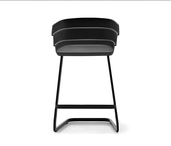 Tabouret haut en polypropylène cantilever Rift Moroso usine Moroso de l'Italie. Foto №4