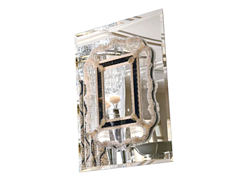 Miroir en verre rectangulaire mural Emozioni Martini Interiors SPO300 usine MARTINI INTERIORS de l'Italie
