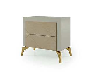 Table de chevet en bois avec tiroirs Symphony Bizzotto Italia
