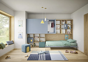 Bibliothèque modulable en bois HOLLY Nidi