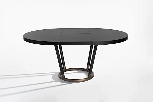 Table ronde extensible en bois Potocco Pipe 885 TC 885/TC usine POTOCCO de l'Italie. Foto №3