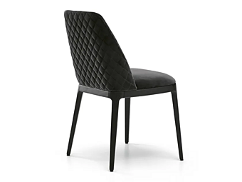 Chaise en cuir rembourrée Max Diamond Eforma Chaise en cuir rembourrée Max Diamond Eforma usine Eforma de l'Italie