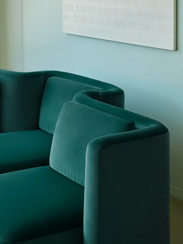 Canapé modulaire en tissu Gala Saba usine SABA de l'Italie. Foto №14