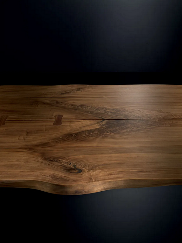 Table rectangulaire en bois massif Vero Boomerang ARTE BROTTO L620, BOOMERANG usine Arte Brotto de l'Italie. Foto №5