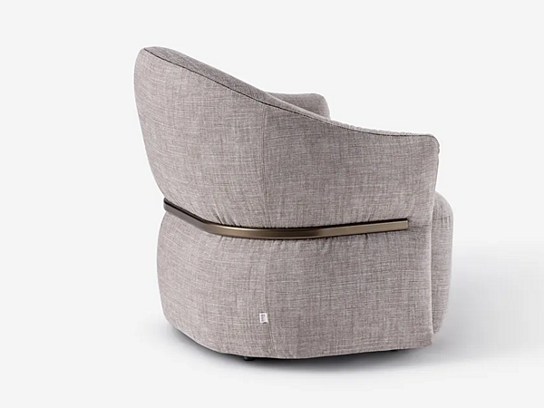 Fauteuil avec accoudoirs en tissu Madame Butterfly Flou usine Flou de l'Italie. Foto №5