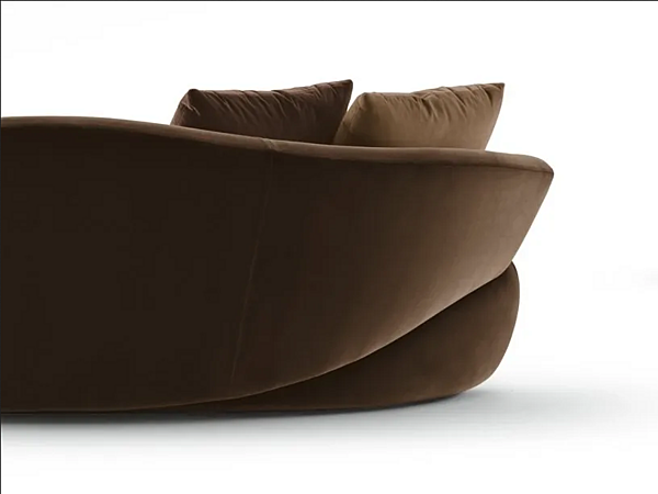 Canapé en tissu avec dossier rembourré GIORGETTI Solemyidae 69850, 69860 usine GIORGETTI de l'Italie. Foto №2