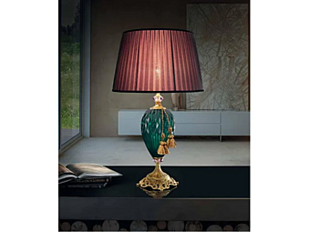 Lampe de table en cristal Diamond LG1 Euroluce Lampadari