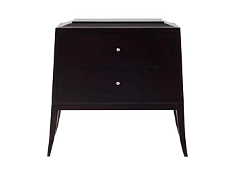 Table de chevet rectangulaire en acajou avec tiroirs Gentry Home Bart usine Gentry Home de l'Italie