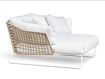 Lit de jardin en tissu technique New York Soleil Saba