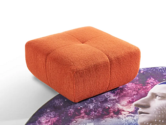 Pouf carré en tissu AERRE ITALIA