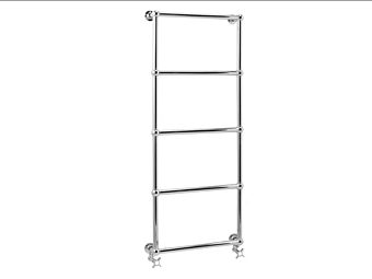 Chauffe-serviettes mural vertical en acier Gentry Home Green Park 3 usine Gentry Home de l'Italie