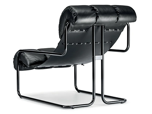 Fauteuil en cuir avec accoudoirs Tucroma I 4 Mariani usine i 4 Mariani de l'Italie. Foto №8