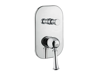 Robinet de douche encastré en acier avec diverteur Aston Gaia Mobili Robinet de douche encastré en acier avec diverteur Aston Gaia Mobili usine GAIA de l'Italie