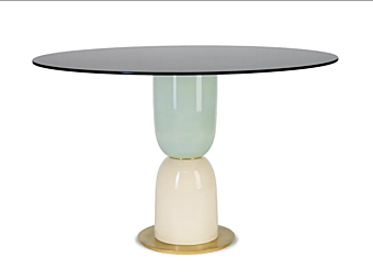 Table ronde en pin contemporain MARIONI 02929