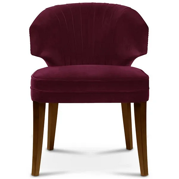 Fauteuil en velours rembourré avec accoudoirs BRABBU IBIS usine BRABBU de l'Italie. Foto №2