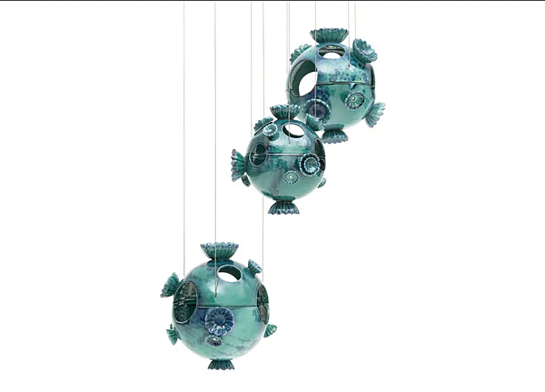 Vase suspendu en céramique Marimo GIORGETTI usine GIORGETTI de l'Italie. Foto №1