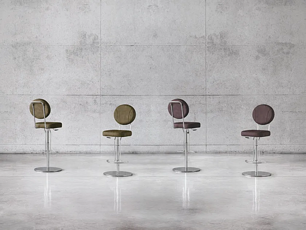 Tabouret réglable en hauteur en simili cuir SEDIT Bridge usine SEDIT de l'Italie. Foto №2