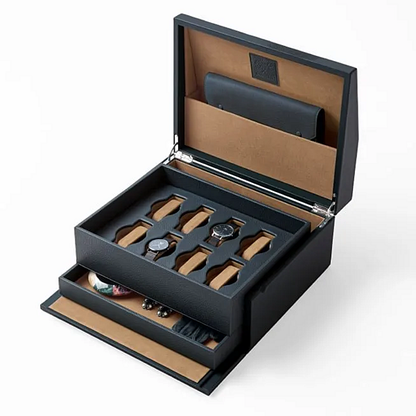 Boîte à bijoux en cuir GIORGETTI Passion Box GA468G, GA469G, GA470G, GA471G usine GIORGETTI de l'Italie. Foto №3