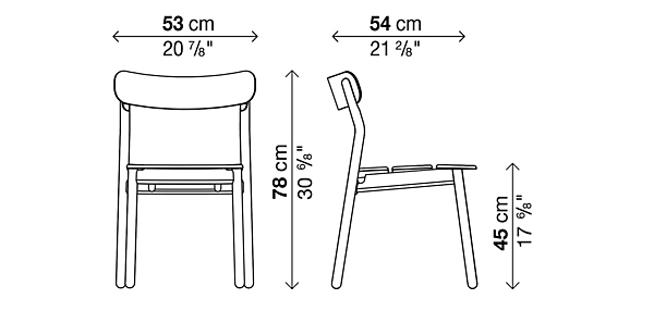 Chaise de jardin en teck Stria Kristalia 05STR01 usine Kristalia de l'Italie. Foto №9