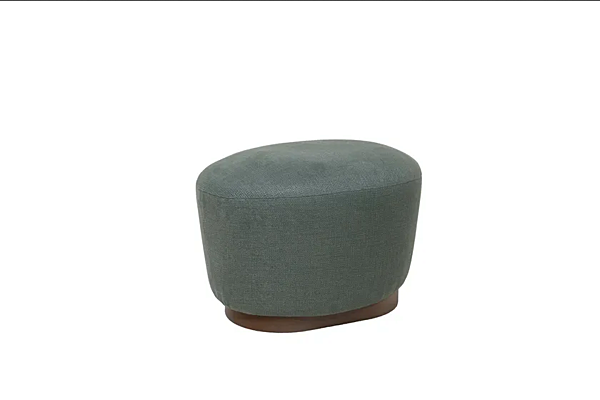 Pouf ovale en lin CHELINI Spot usine CHELINI de l'Italie. Foto №2