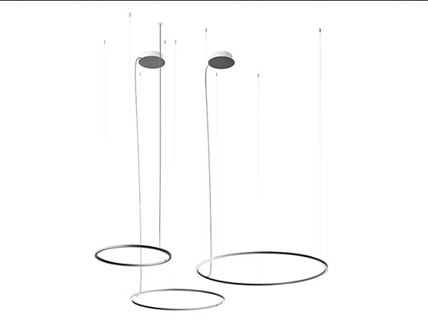 Suspension en aluminium LED U Light AXOLIGHT usine Axolight de l'Italie. Foto №1